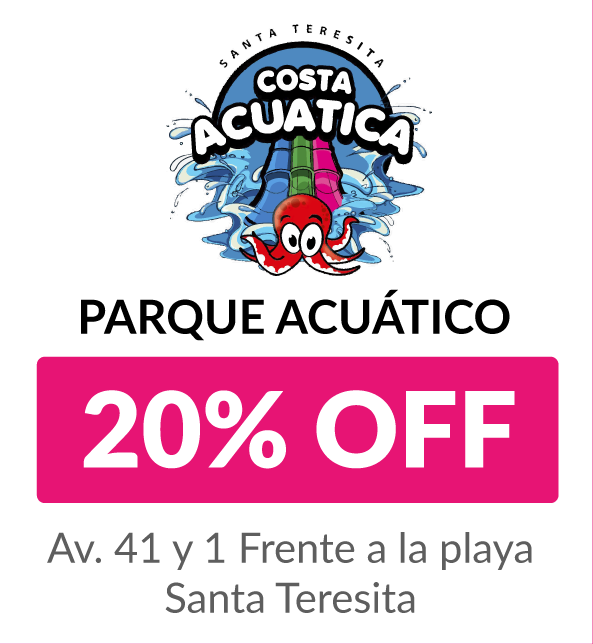 Costa Acuatica - 20% OFF