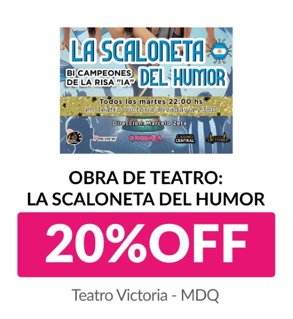 La Scaloneta del humor - 20% OFF