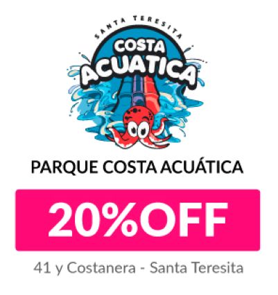 Costa Acuatica - 20% OFF