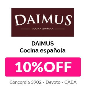 DAIMUS cocina española - 10%OFF
